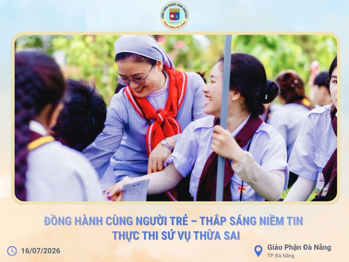 Đồng Hành Cùng Người Trẻ – Thắp Sáng Niềm Tin – Thực Thi Sứ Vụ Thừa Sai