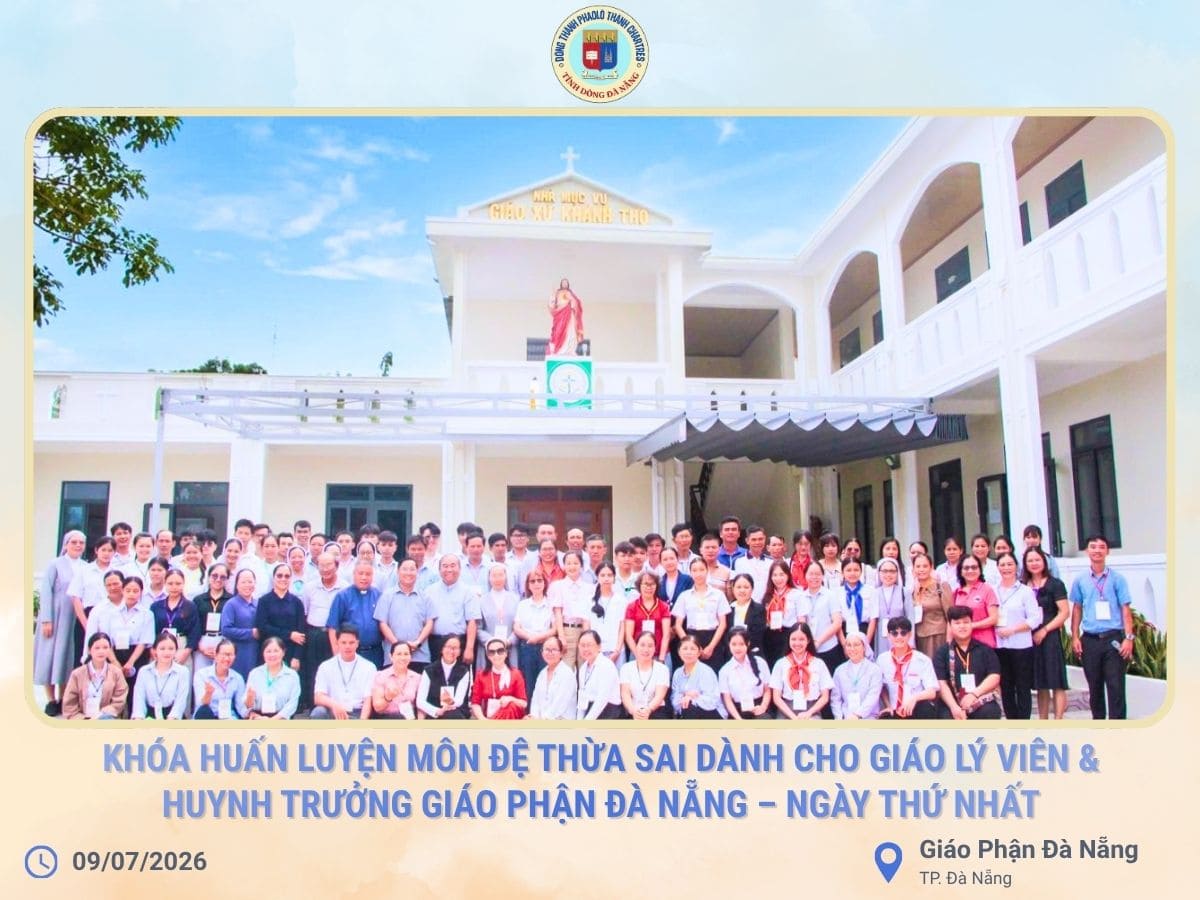 Khóa Huấn Luyện Môn Đệ Thừa Sai Dành Cho Giáo Lý Viên & Huynh Trưởng Giáo Phận Đà Nẵng – Ngày Thứ Nhất
