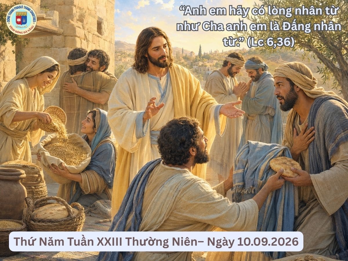 Suy Niệm Lời Chúa - Thứ Năm Tuần XXIII Thường Niên - Ngày 10/09/ 2026