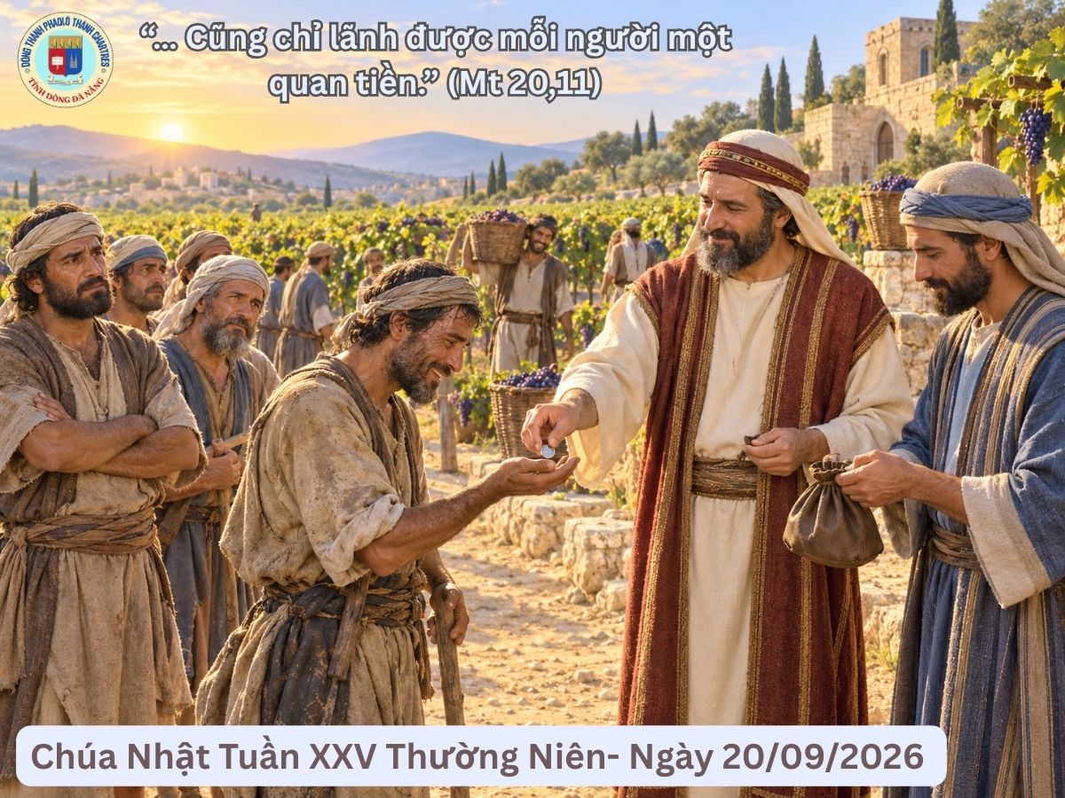 Suy Niệm Lời Chúa - Chúa Nhật Tuần XXV Thường Niên - Ngày 20/09/2026