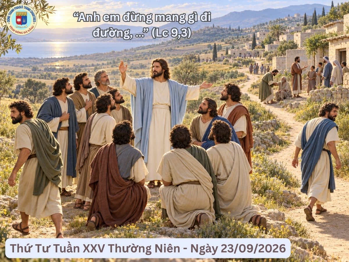 Suy Niệm Lời Chúa - Thứ Tư Tuần XXV Thường Niên - Ngày 23/09/2026