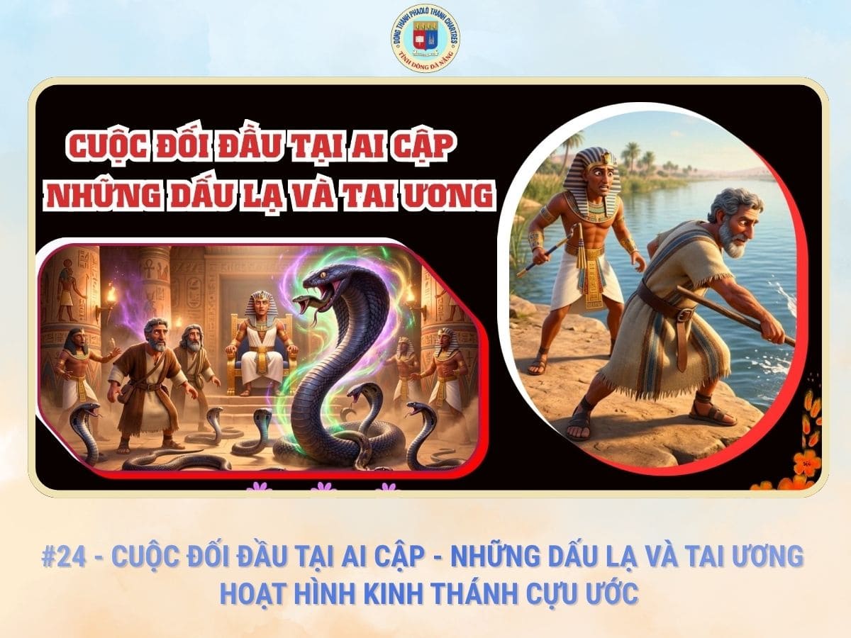 #24 - Cuộc Đối Đầu Tại Ai Cập - Những Dấu Lạ Và Tai Ương | Hoạt Hình Kinh Thánh Cựu Ước