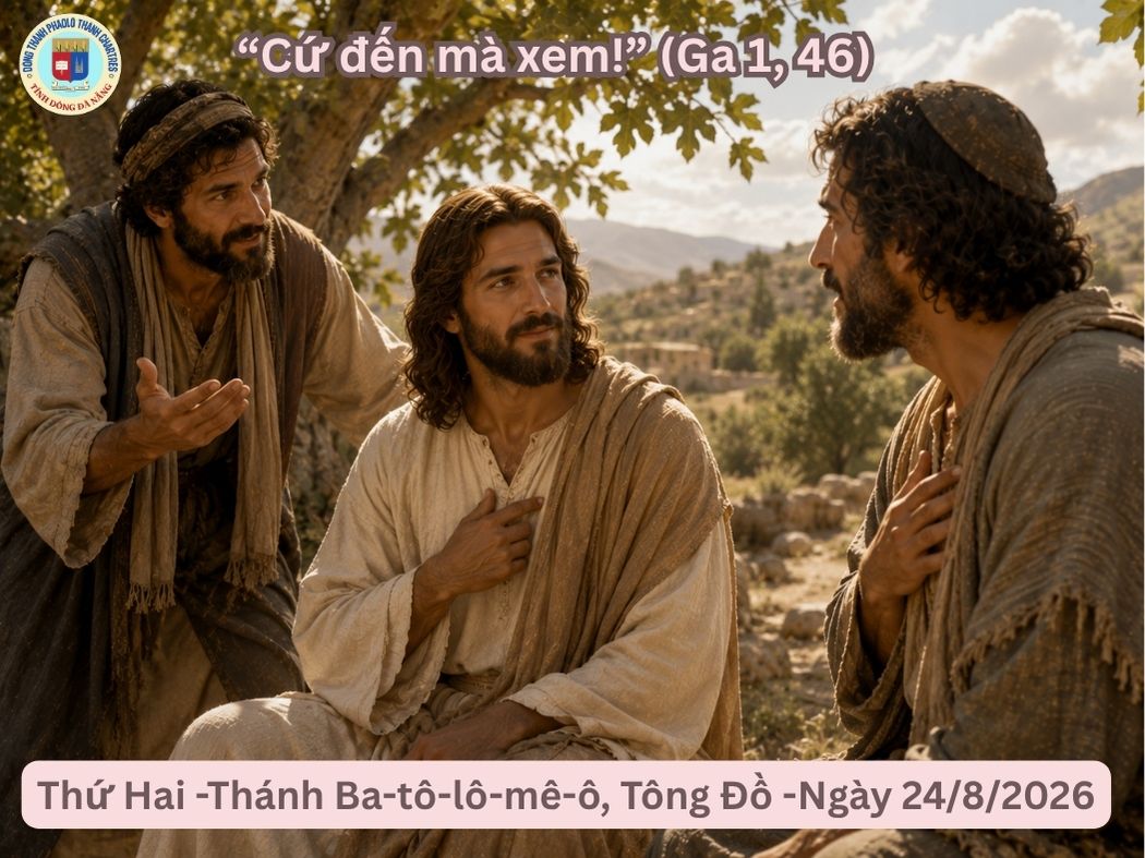 Suy Niệm Lời Chúa - Thứ Hai - Thánh Ba-tô-lô-mê-ô, Tông Đồ - Ngày 24/8/2026