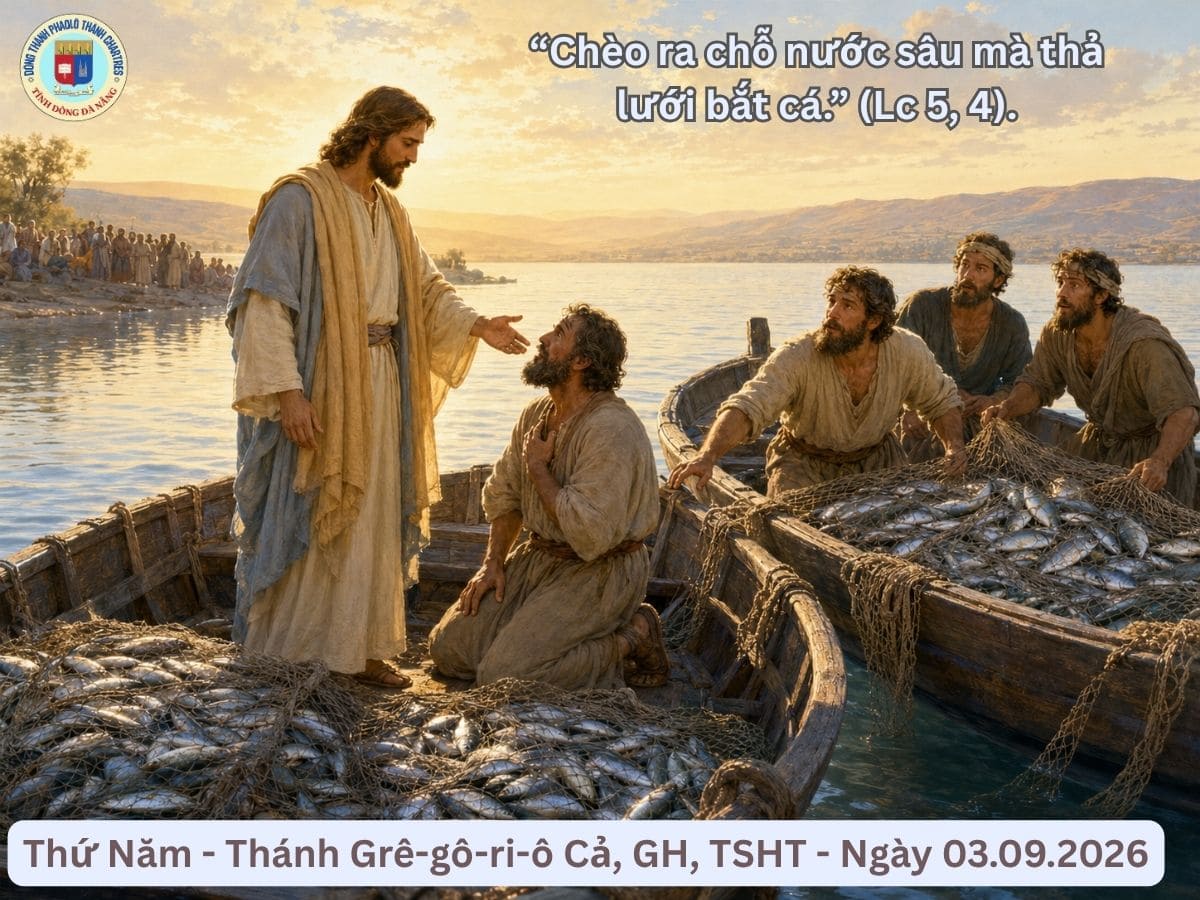 Suy Niệm Lời Chúa - Thứ Năm - Thánh Grê-gô-ri-ô Cả - Ngày 03/9/2026