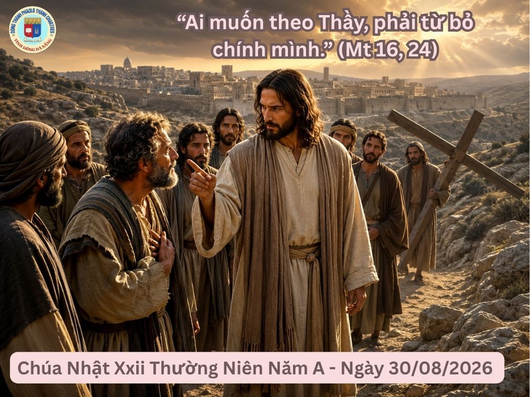 Suy Niệm Lời Chúa - Chúa Nhật XXII Thường Niên Năm A - Ngày 30/08/2026