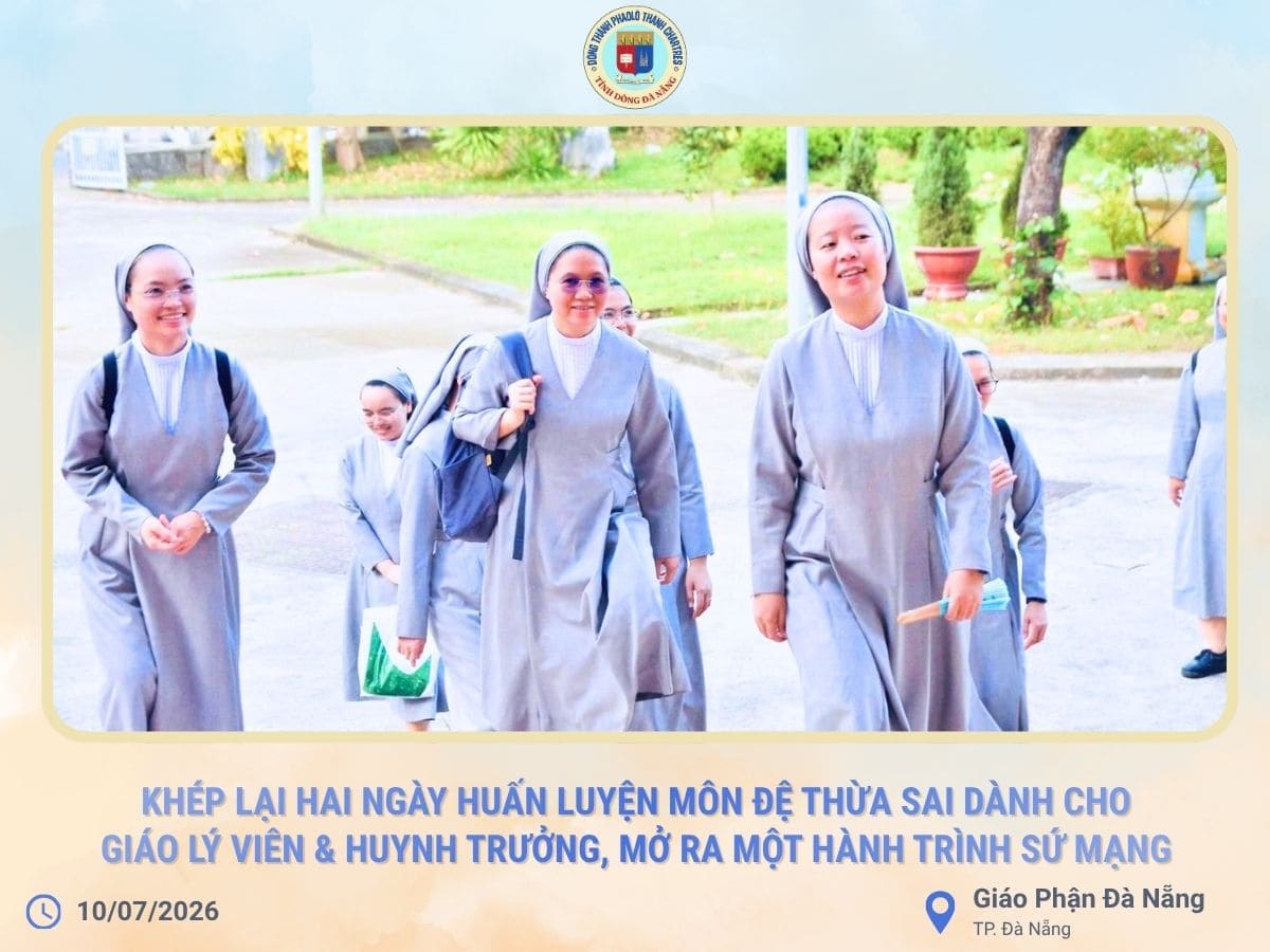 Khép Lại Hai Ngày Huấn Luyện Môn Đệ Thừa Sai Dành Cho Giáo Lý Viên & Huynh Trưởng, Mở Ra Một Hành Trình Sứ Mạng