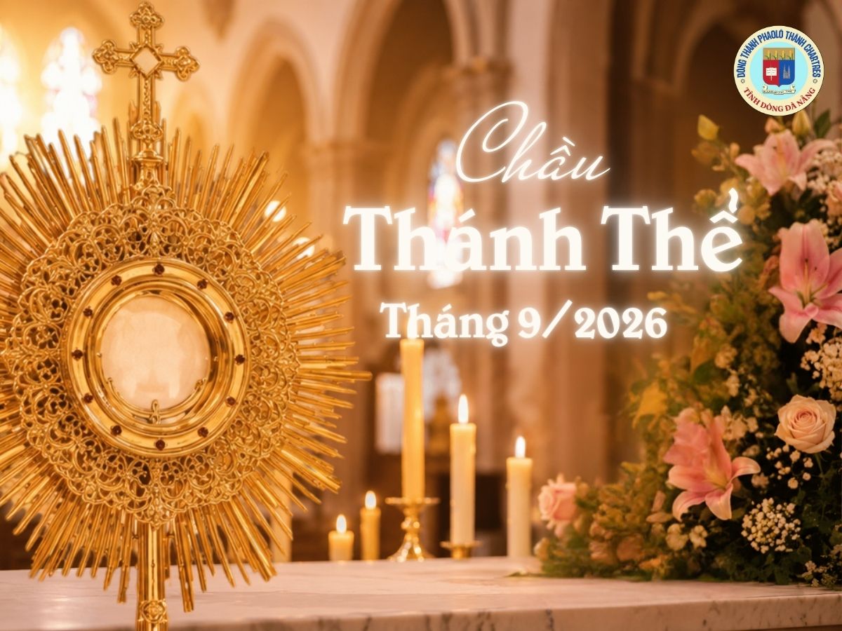 Chầu Thánh Thể Tháng 9/2026: Vác Thập Giá Và Bước Theo Chúa