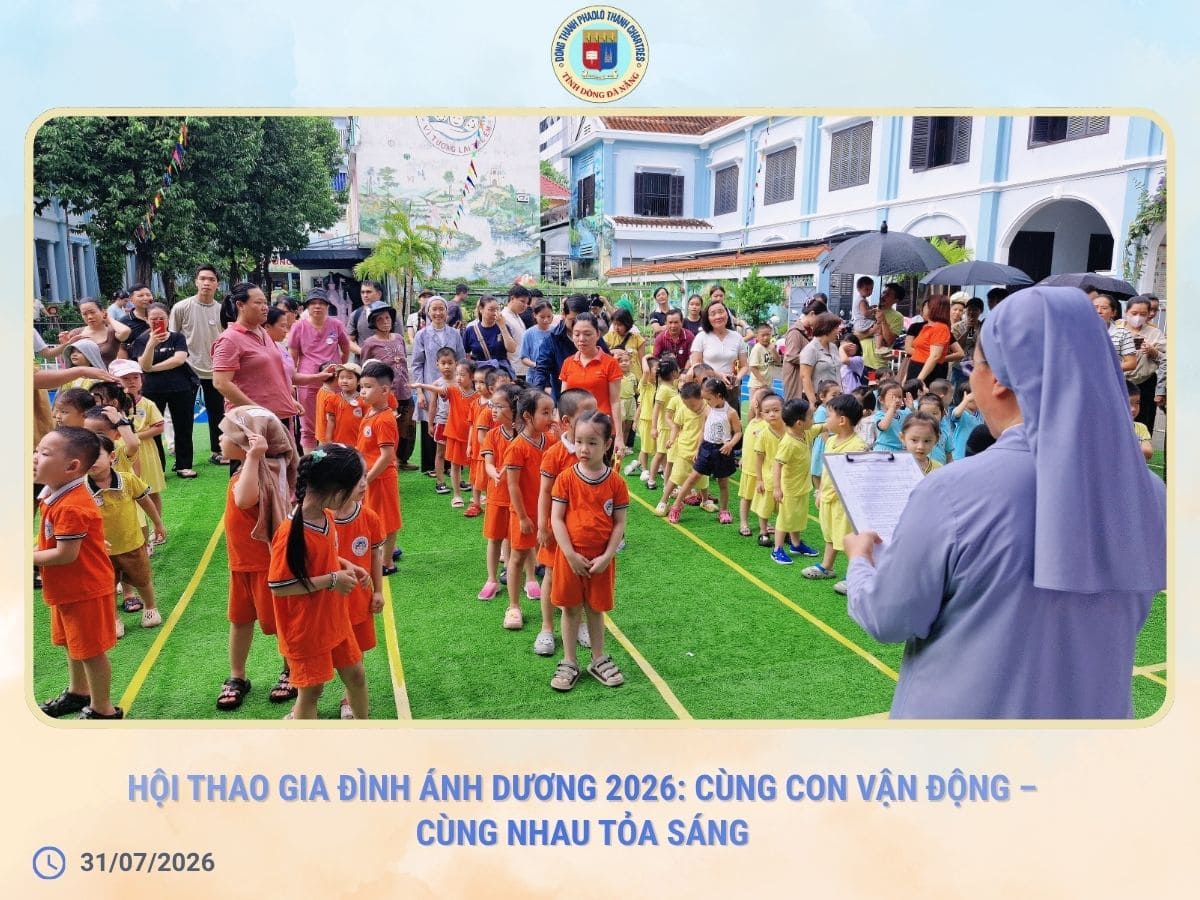 Hội Thao Gia Đình Ánh Dương 2026: Cùng Con Vận Động – Cùng Nhau Tỏa Sáng