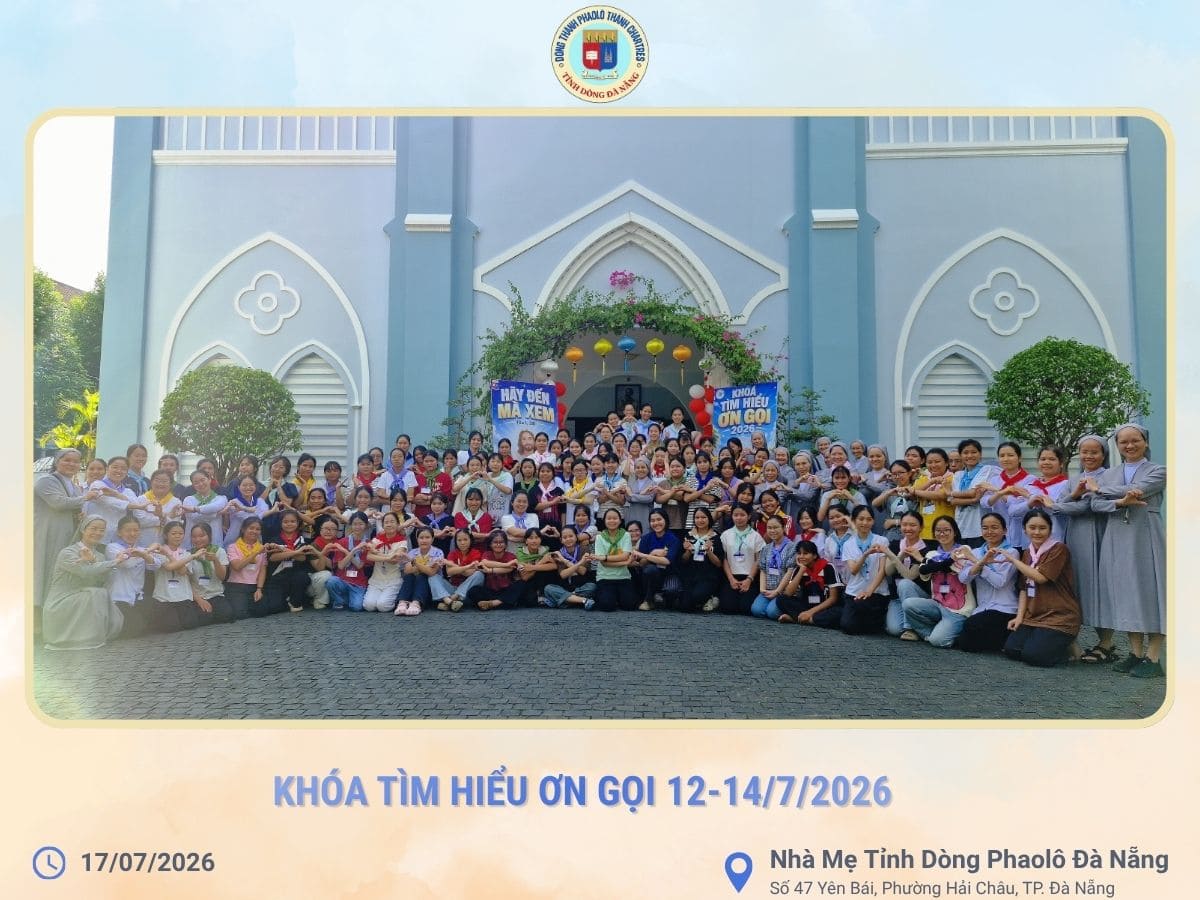 Khóa tìm hiểu ơn gọi 12-14/7/2026
