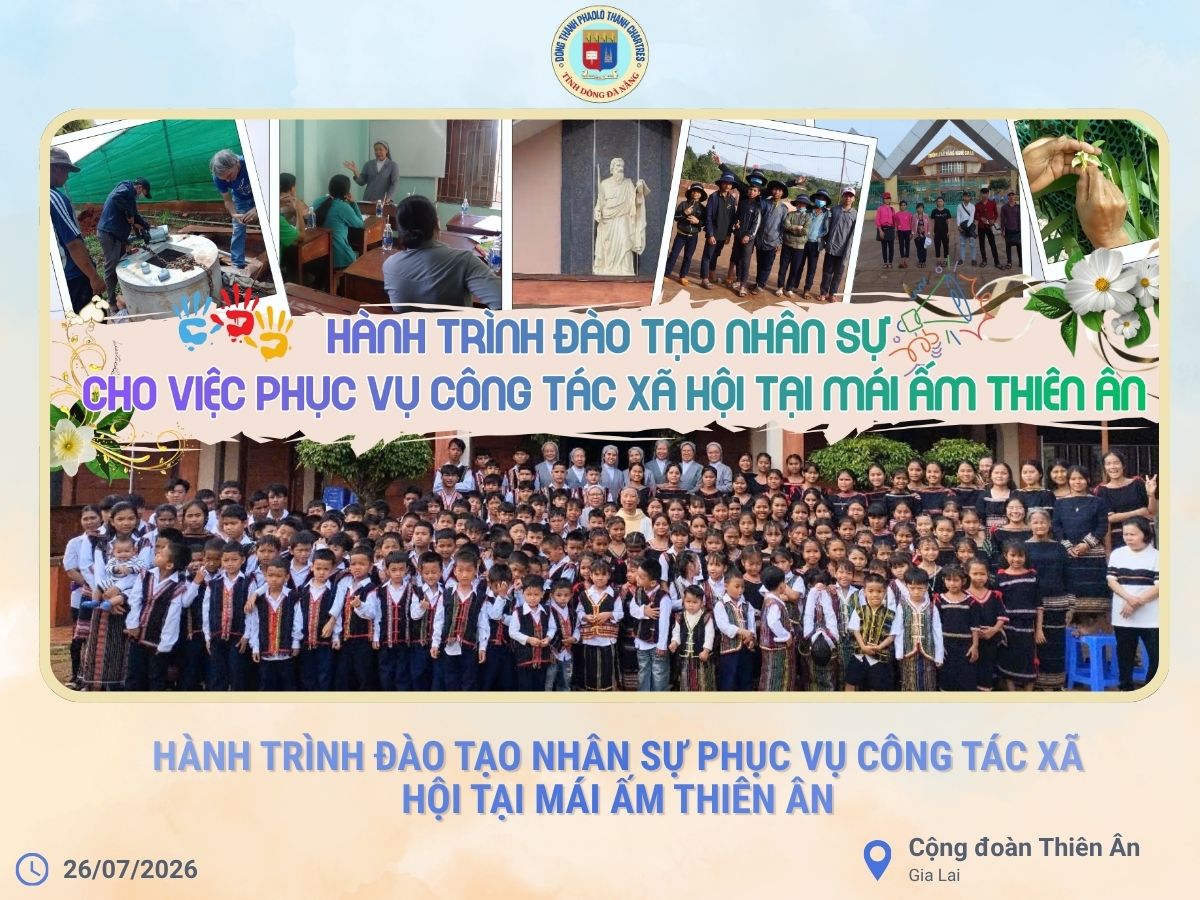 Hành trình đào tạo nhân sự phục vụ công tác xã hội tại Mái ấm Thiên Ân